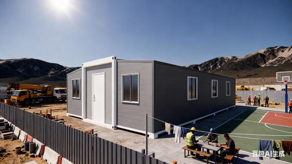 40ft Expandable Container Home with 72 Square Meters Floor Area Wind Resistance
