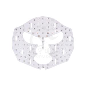 China UV Deep Red and IR Face Mask Two-Sided FPC Flexible Soft PCB Circuit Board Processing Patch Beauty Mask LED Light Board on sale