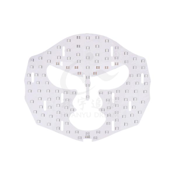 UV Deep Red and IR Face Mask Two-Sided FPC Flexible Soft PCB Circuit Board