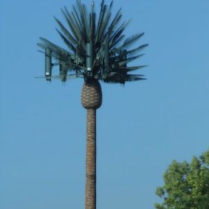 Communication Monopole Camouflage Cell Phone Tower Bionic Pine Q345B/A572