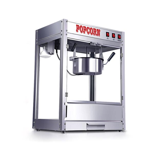 Fast and Easy Popcorn Production with Quick-Heat Technology Stainless Steel