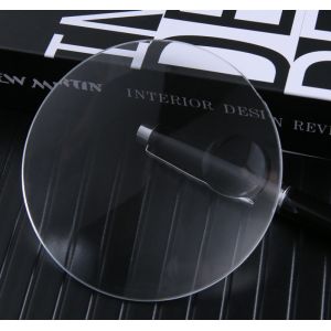 Acrylic PMMA Magnifying Glass, Biconvex Lens, 90mm Magnifying Glass Lens,