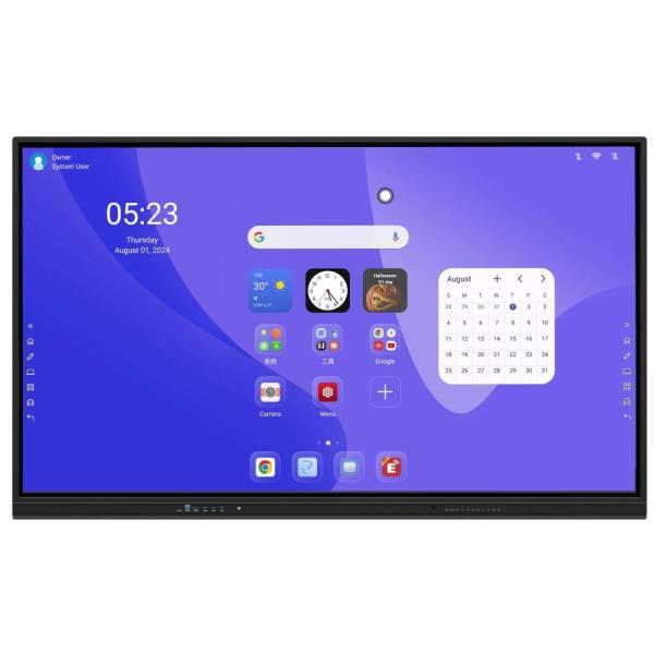 Interactive Flat Panel Android 14 8+128G 50 Touch Points Whiteboard Software