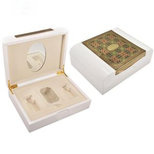 Cheap Custom Perfume Wooden Box Laser Engraved Handmade With Velvet Lining for sale