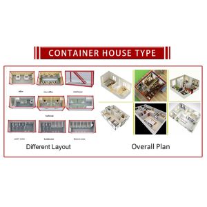 Modern Design 10ft by 20ft Prefab Folding Container Garden Home with Steel