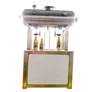 2 Heads Keg Filling Machine , Bottle Filling Equipment With Fast Filling Speed