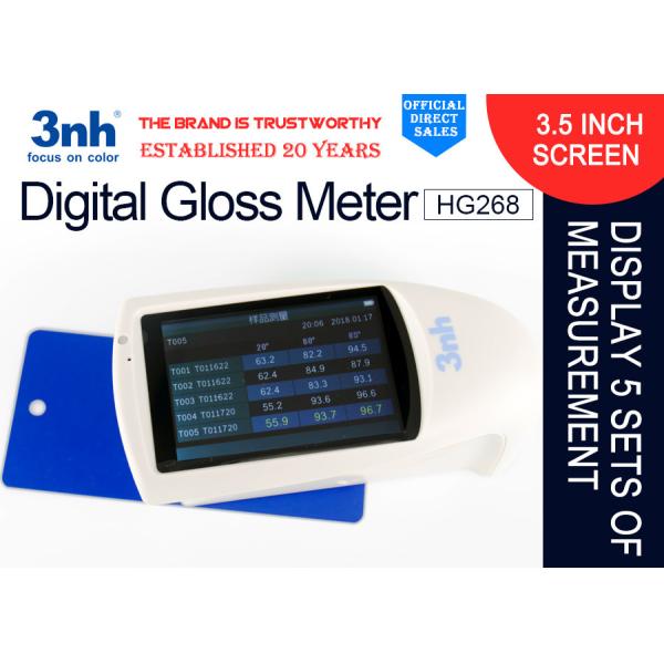 ItalianTri - Angle Portable Digital Gloss Meter HG268 Lithium Ion Battery For