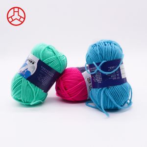 4 Ply Wool Crochet Knitting Thread for Sweater Accepted OEM/ODM and Milk Cotton