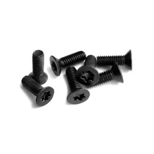 Cheap 1/4-20 Thread 1-1/4 Length Black Phosphate Steel Thread-Cutting Flat Head Torx Screw for sale