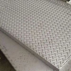 Diamond Embossed Stainless Steel Sheet 0.9mm 0.8mm Backsplash Ss 304 Chequered