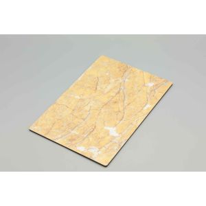 4mm Grey PVDF Coated Marble Aluminum Composite Panels A2 Fire Rated Marble ACP