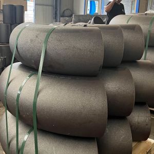 Round Connection ANSI Mild Steel 90 Degree Elbow Polished