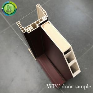 PVC HDF Composite Residential WPC Doors Wooden Panel Design