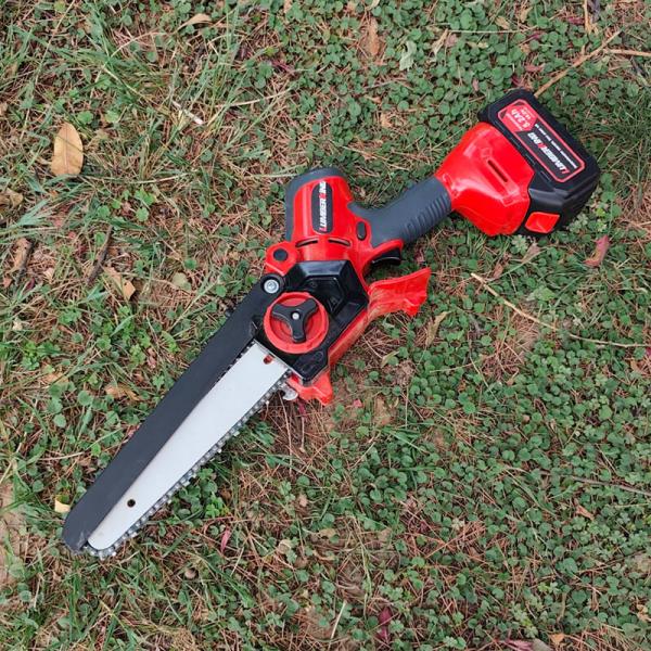 8 Inch Garden Tool Cordless ChainSaw Wood Cutting Machine Lithium Battery Power