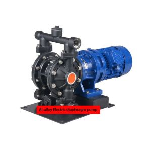 Polypropylene Electric Double Diaphragm Pump 70m 3 Inch Motor Driven