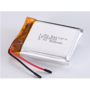 LP703035 3.7V 900MAH Lithium Polymer Battery with Protected Circuit and Discharging Temperature -20°C To 60°C