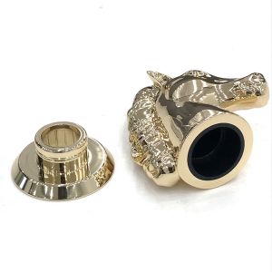 Smooth Surface Zamac Perfume Bottle Cap 32*56*57mm Customized Color 10000pcs