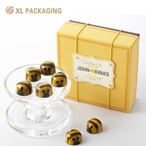 Cheap XL Packaging Custom Luxury Boxes CMYK/Pantone Printed Luxury Chocolate Boxes With Easy Open Design Embossed Logo And Anti-Tarnish Paper for sale