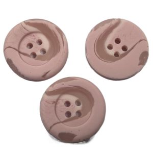 Cheap 3/4&quot; 4 Hole Plastic Coat Buttons Pink Color Use For Women'S Coat Sweater for sale