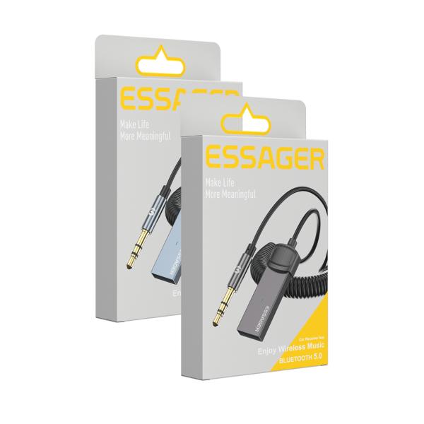 Aux Bluetooth Audio Receiver with 3.5mm Audio Cable 3.5mm Aux Audio Converter 3.5mm Jack