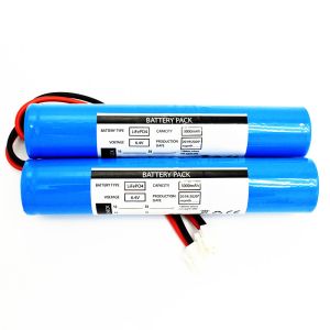 LiFePO4 Battery Pack 2x26650 3000mAh 6.4V Stick Type (Connector JST VH-2P,