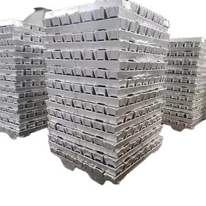 China 6063 6061 Aluminum Ingot Adc12 Abc12 Alloyed 99.9 Pure Aluminum Industrial Fence Rectangular on sale