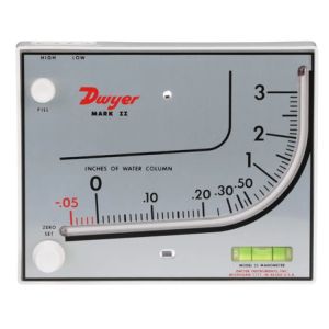 China Dwyer Mark II Series Molded Plastic Manometer 0-7000 Fpm on sale