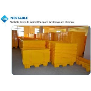 Light weight one time plastic pallets for transport and storage, Heavy duty