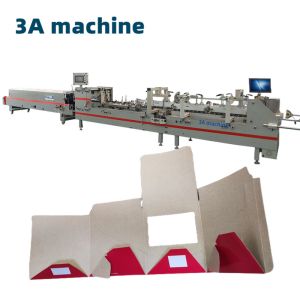 350mm Max. Workable Width Mini Box Folder Gluing Machine with Bottom Lock and