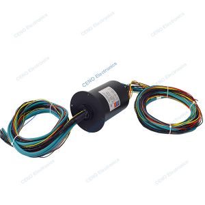 Customized Slip Ring Combined Electric Power And Ethernet Signal For Robot Arm