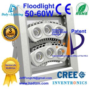 Cheap LED Flood Light 50-60W with CE,RoHS Certified and Best Cooling Efficiency Floodlight Made in China for sale