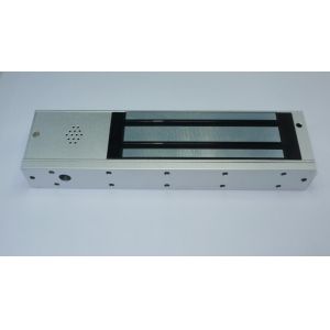 Zinc 12 / 24VDC Double Electric Magnetic Lock With Buzzer 1200LBs Holding Force