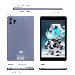 C idea Android Tablet PC Dual Camera 8 Inch 1280x800 IPS HD Display Android 12