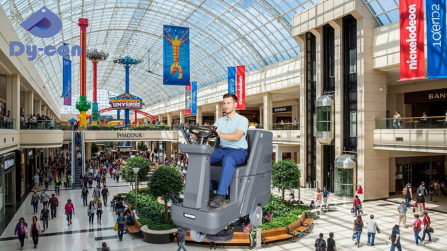 D8 Pro Ride-On Floor Scrubber with Large 140L Tank Capacity, High-Torque Rear