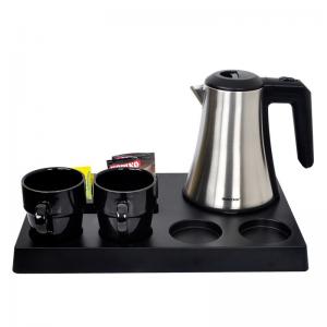 Cheap 0.8L Stainless Steel Electric Kettle With Coffee Wooden Tray Set for sale