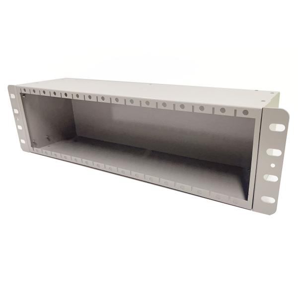 14 Slot 19'' 0.9mm PLC Fiber Optic Splitter Rack Mountable Patch Panel for Indoor Cabinet