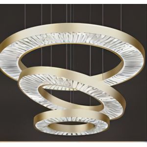 Cheap Adjustable Modern Circular Ring Custom Chandelier Dia 50cm / 19.7inch for sale