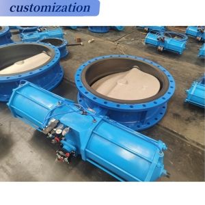 Customized ISO CE Pneumatic Actuator Butterfly Valves and Fitting