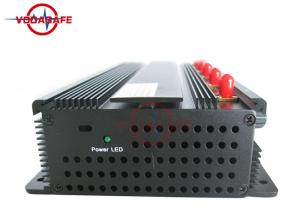 Cheap GPSL1 GPSL2 Power Adjustable Mobile Phone Signal Blocker / Jamming 50m Range for sale