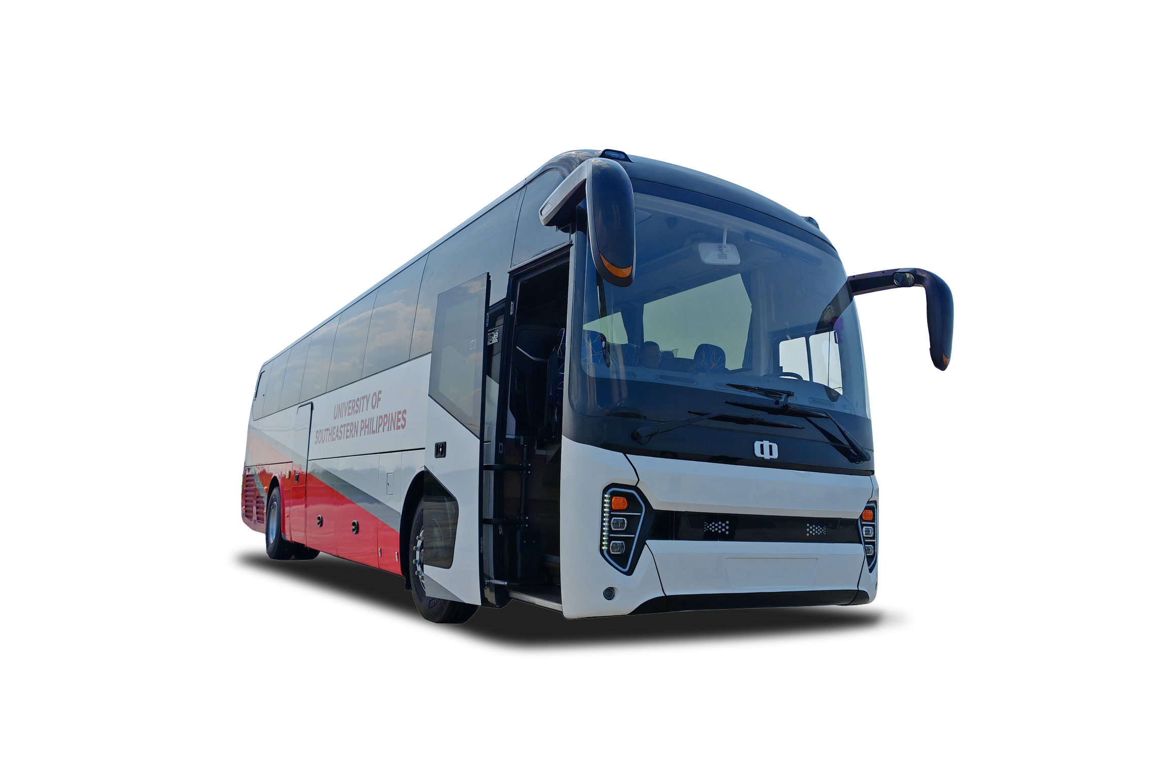 Intercity Electric Coach Bus 11m Length 46 Seats and 5700mm Wheelbase for