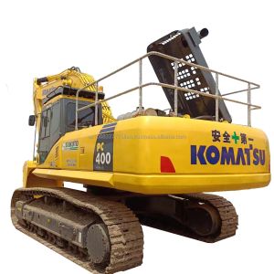Cheap Secondhand Komatsu PC400-7 Digger Machine with Original Hydraulic Valve in Shanghai for sale