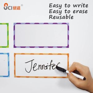 Printable Reusable Magnetic Dry Erase Labels Removable Whiteboard Label Magnets