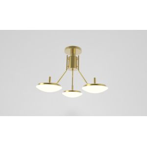 2018 modern style acrylic lampshade black painting LED pendant lamp