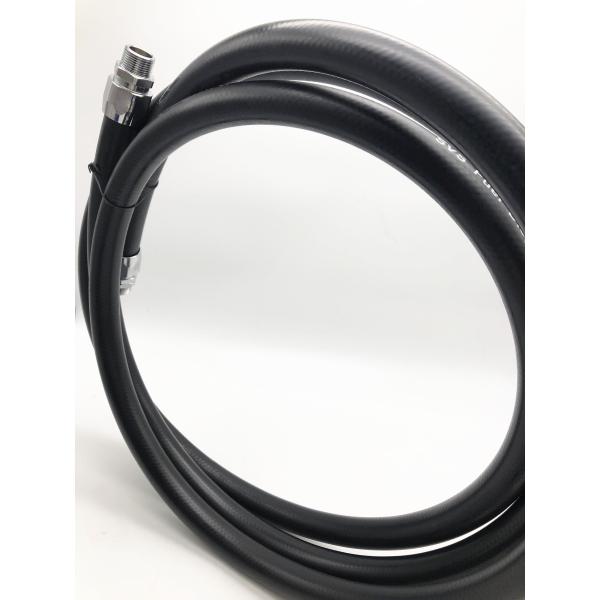 Black Smooth Finish Fuel Dispensing Hose 4 Meters Long BSP NPT Head