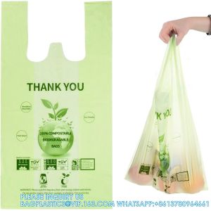 Compost Handle Trash Bags, 4-5 Gallon, Extra Thick 0.78 Mils, Wastebasket Liners