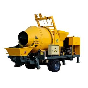 Flexible Diesel Concrete Pump Self Loading Mobile Concrete Pumping Equipment