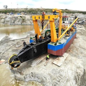 Durable Cutter Suction Dredger for Underwater Pumping and 800m-6000m Discharge