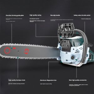 Efficient And Fuel-efficient Two-stroke Logging Saw With Damping System