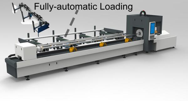 Quality Horizontally Mounted Lathe Fully Automatic Loading Tube Metal Laser Cutting Machine wholesale