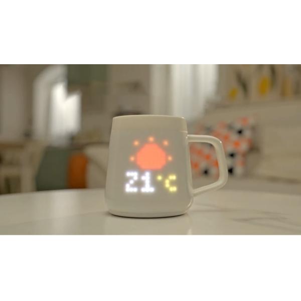 Custom Gifts Set For Mother'S Day Ai-Enhanced Ceramic Mug With Pixel Display